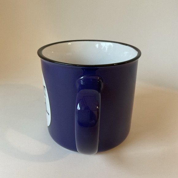 Be Still and Know Blue Ceramic Camp-style Coffee Mug - Psalm 46:10 - Picture 5 of 13